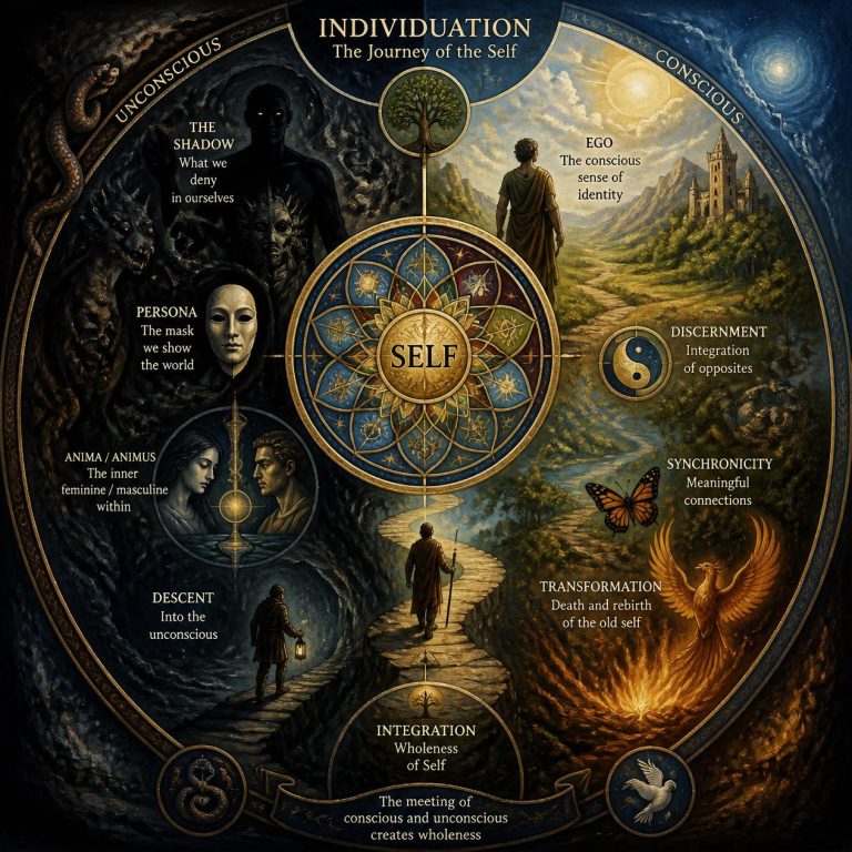 processo de desenvolvimento pessoal - self individuação - na psicologia de Carl Jung